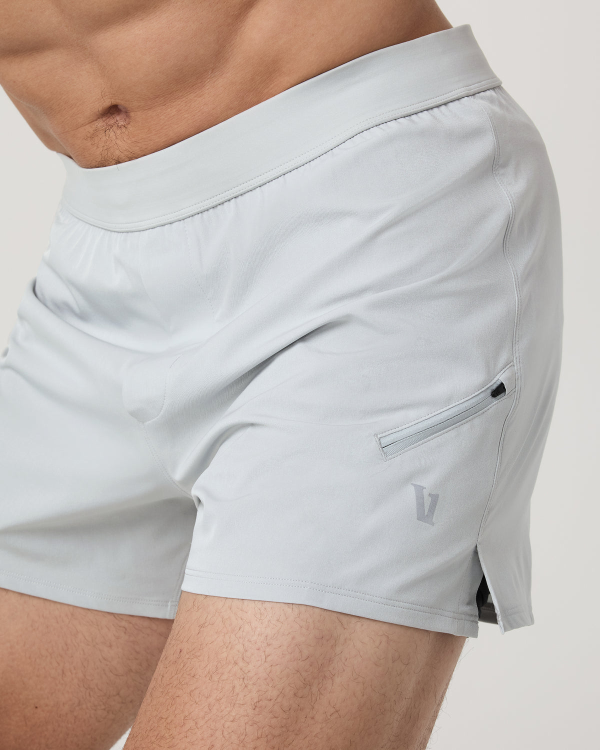 Men Vuori Qualify Short Lined 5" Men's Sky Grey Training Shorts