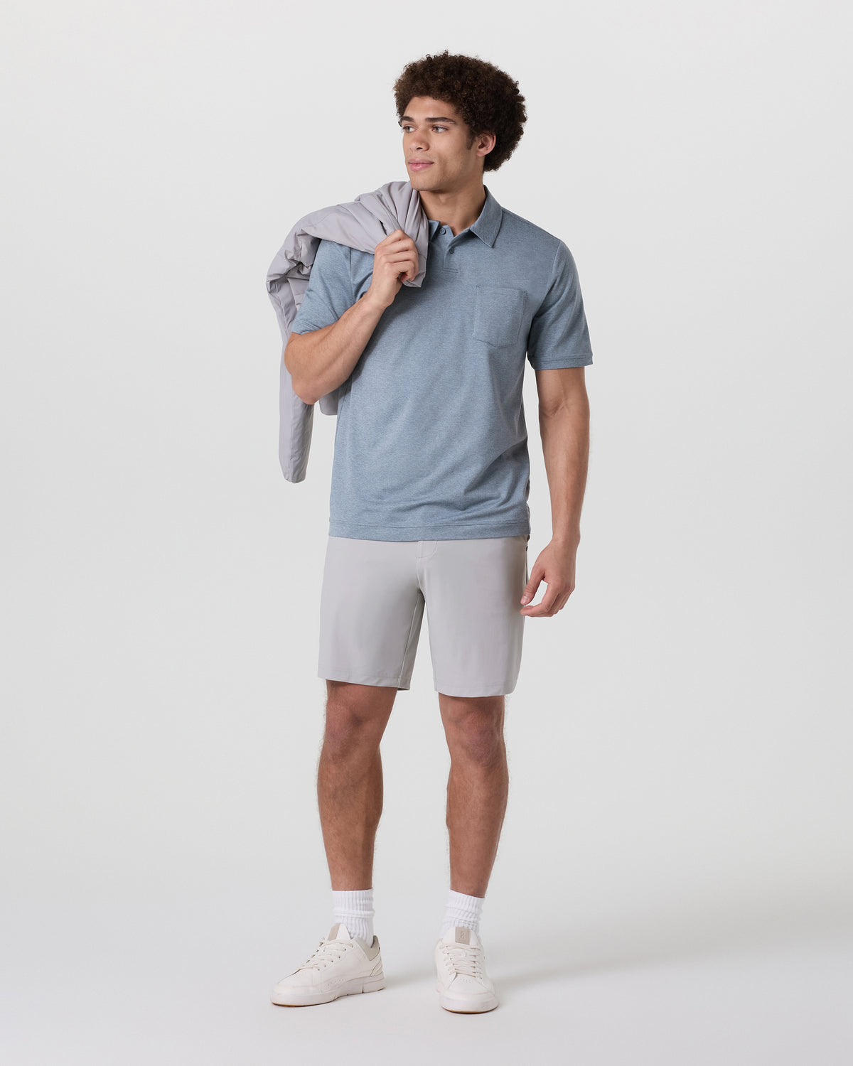 Men Vuori Fleet Chino Short 8" Men's Fog Shorts