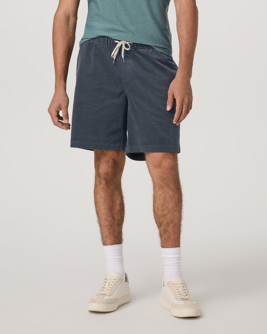 Men Vuori Optimist Elastic Waist Short 8" Men's Charcoal Shorts