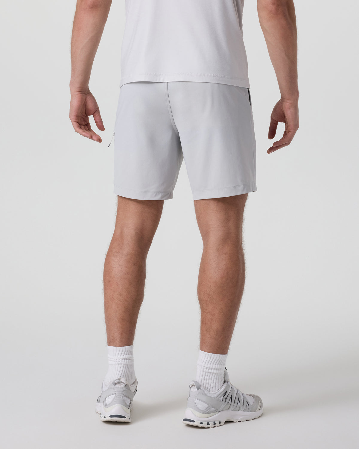 Men Vuori Fleet Sport Short Unlined Classic Fit 7" Sky Grey
