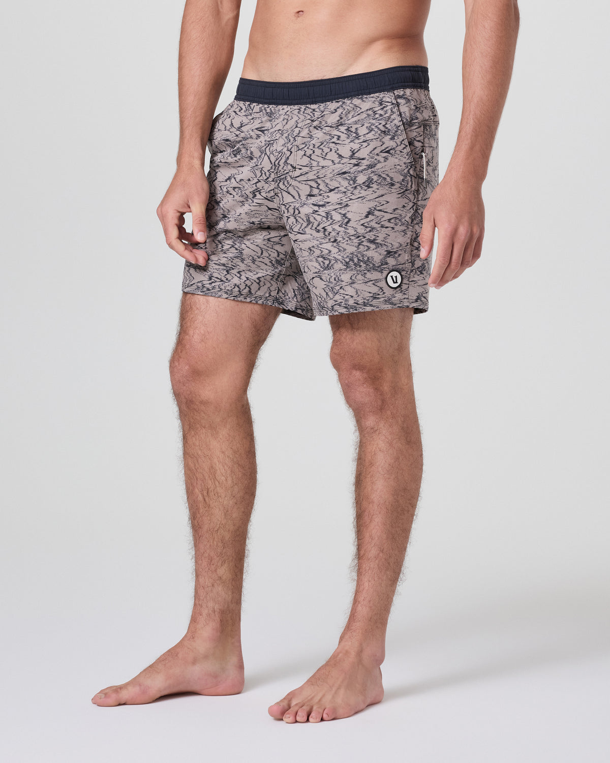Men Vuori Maverick Volley Short Men's Mocha Sand Hybrid Shorts