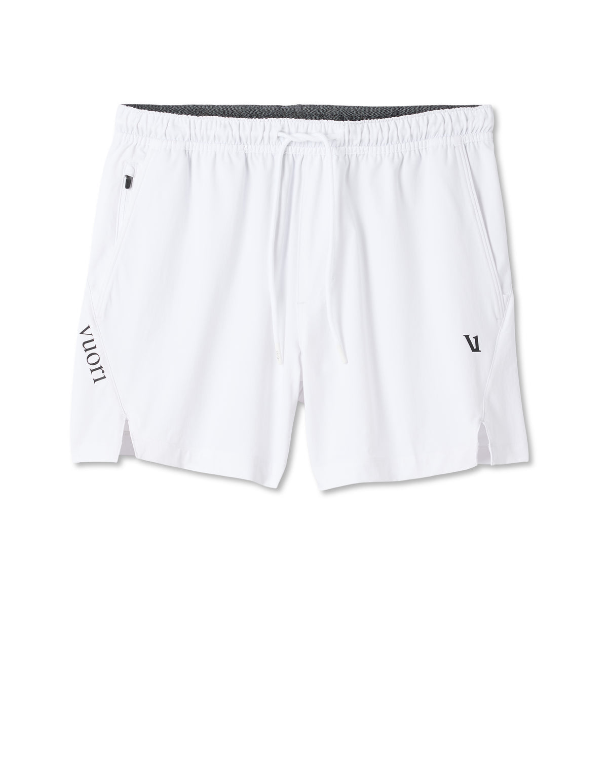 Men Vuori Crosscourt Short Unlined 5" Men's White Tennis Shorts