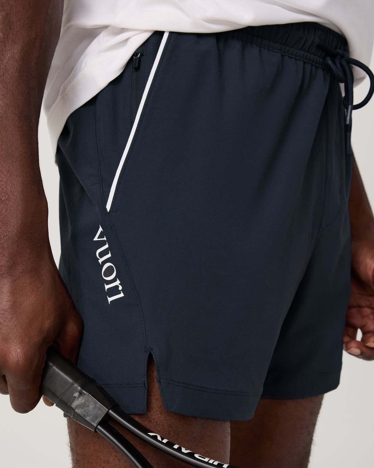 Men Vuori Crosscourt Short Unlined 5" Men's Navy Tennis Shorts