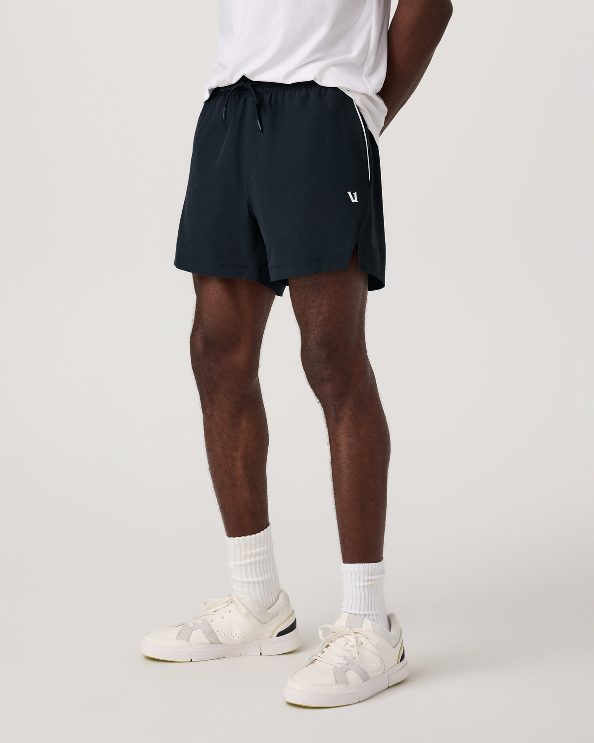 Men Vuori Crosscourt Short Unlined 5" Men's Navy Tennis Shorts