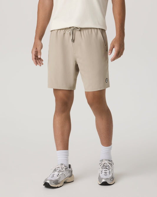 Men Vuori Kore Short Lined 7" Men's Toast Athletic Fit Shorts