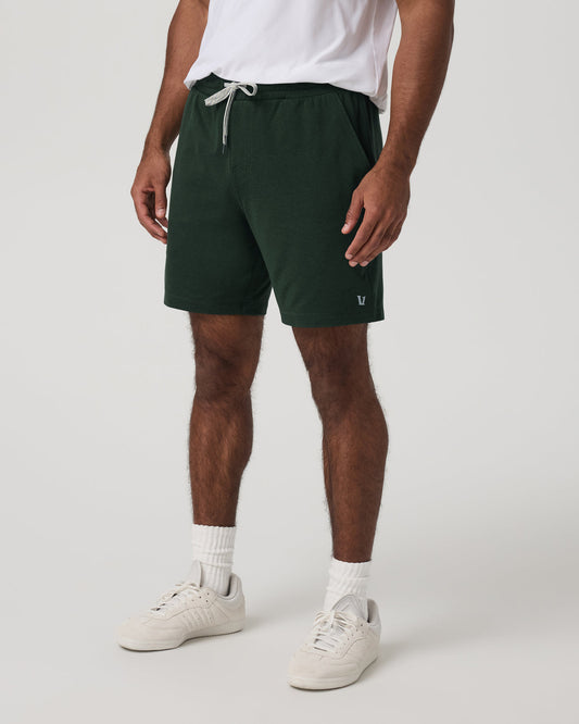 Men Vuori Ponto Performance Short 7" Men's Spruce Heather Shorts