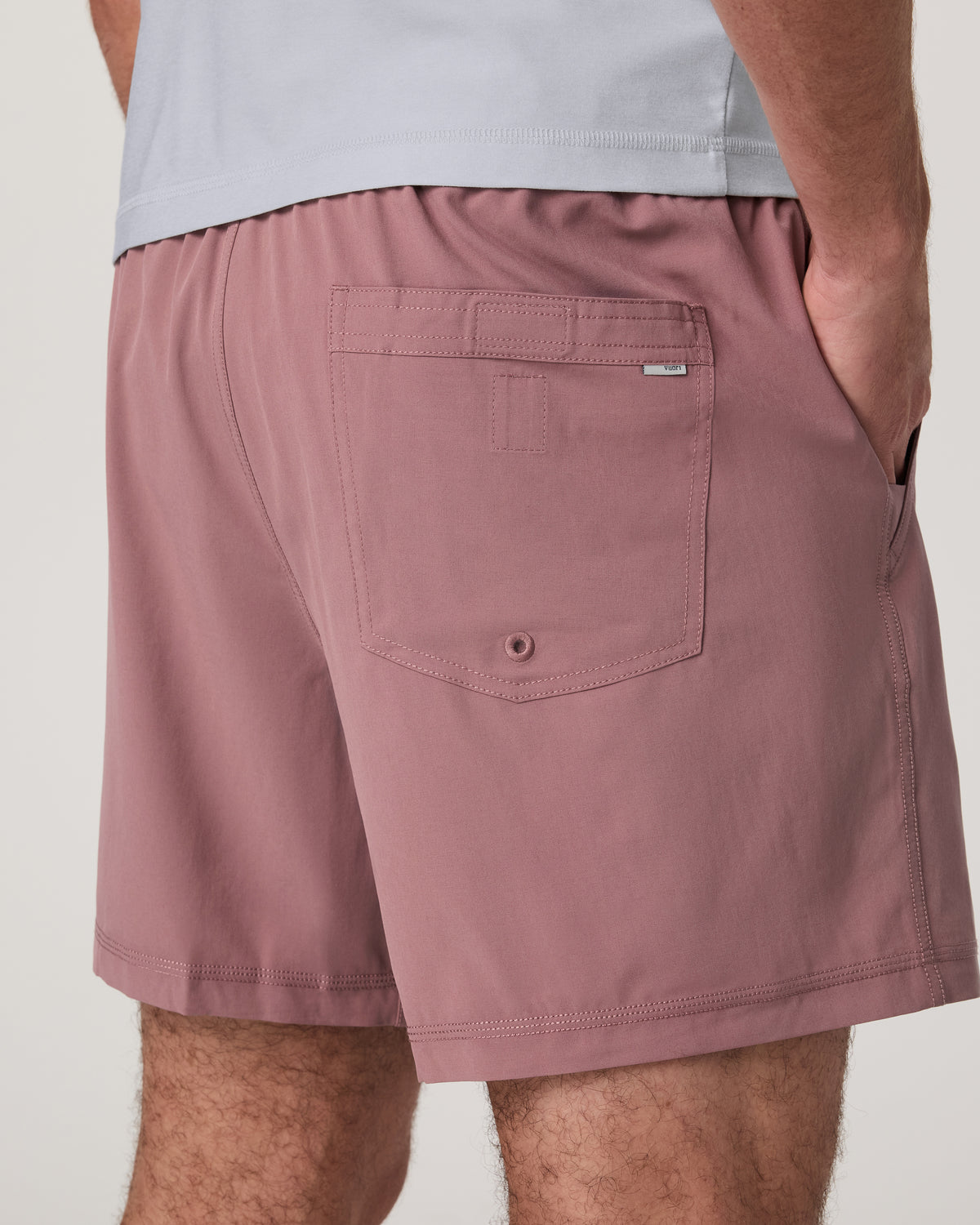 Men Vuori Kore Short Lined 5" Men's Summer Red Shorts