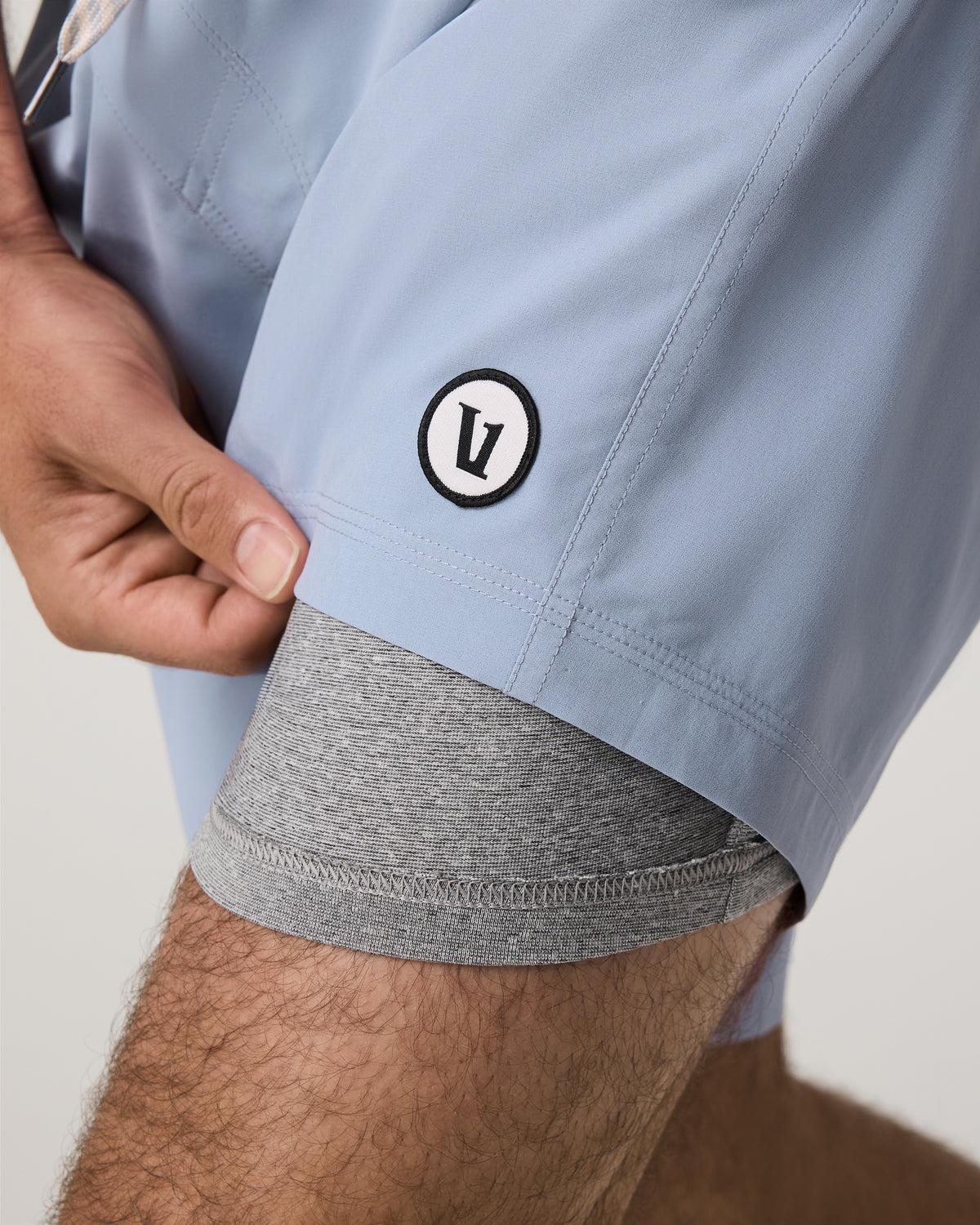 Men Vuori Kore Short Lined 7" Men's Blue Dusk Shorts