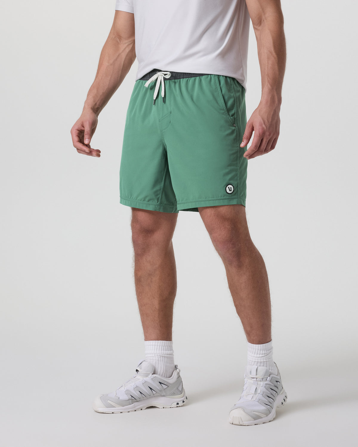 Men Vuori Kore Short Lined 7" Men's Hedge Green Athletic Shorts