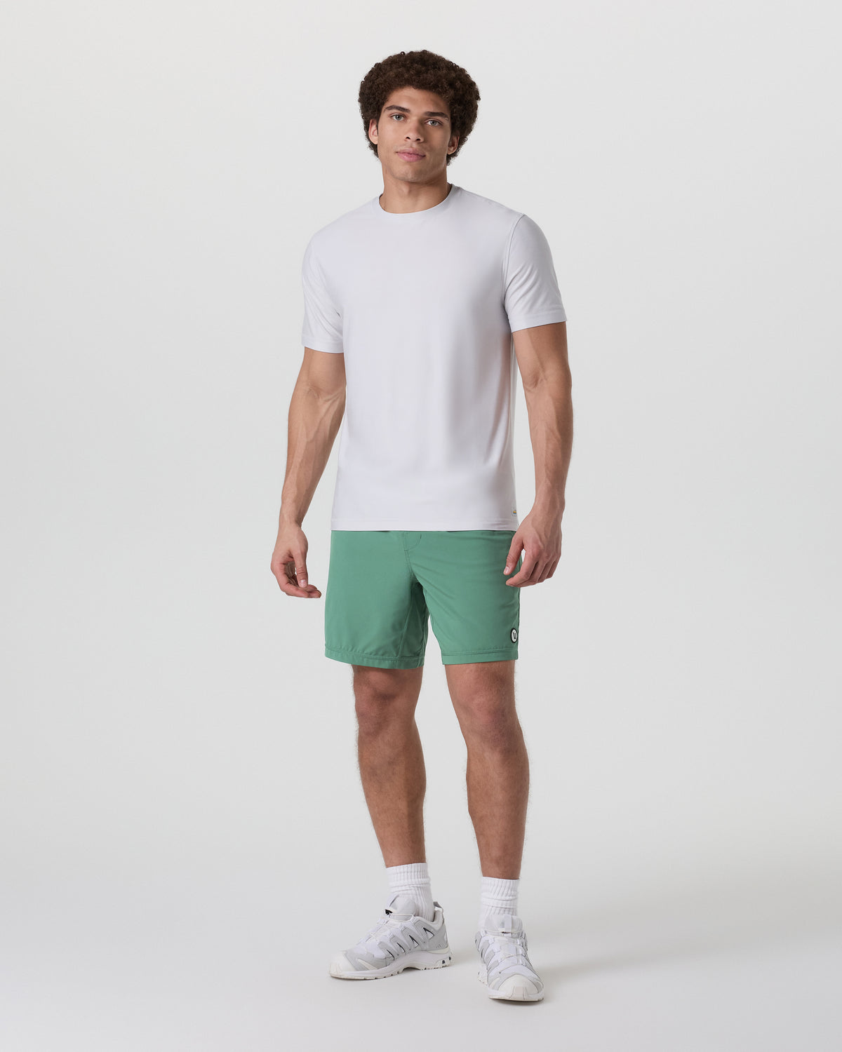 Men Vuori Kore Short Lined 7" Men's Hedge Green Athletic Shorts