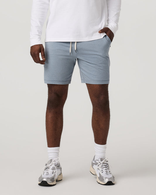 Men Vuori Ponto Performance Short 7" Men's Flint Heather Shorts