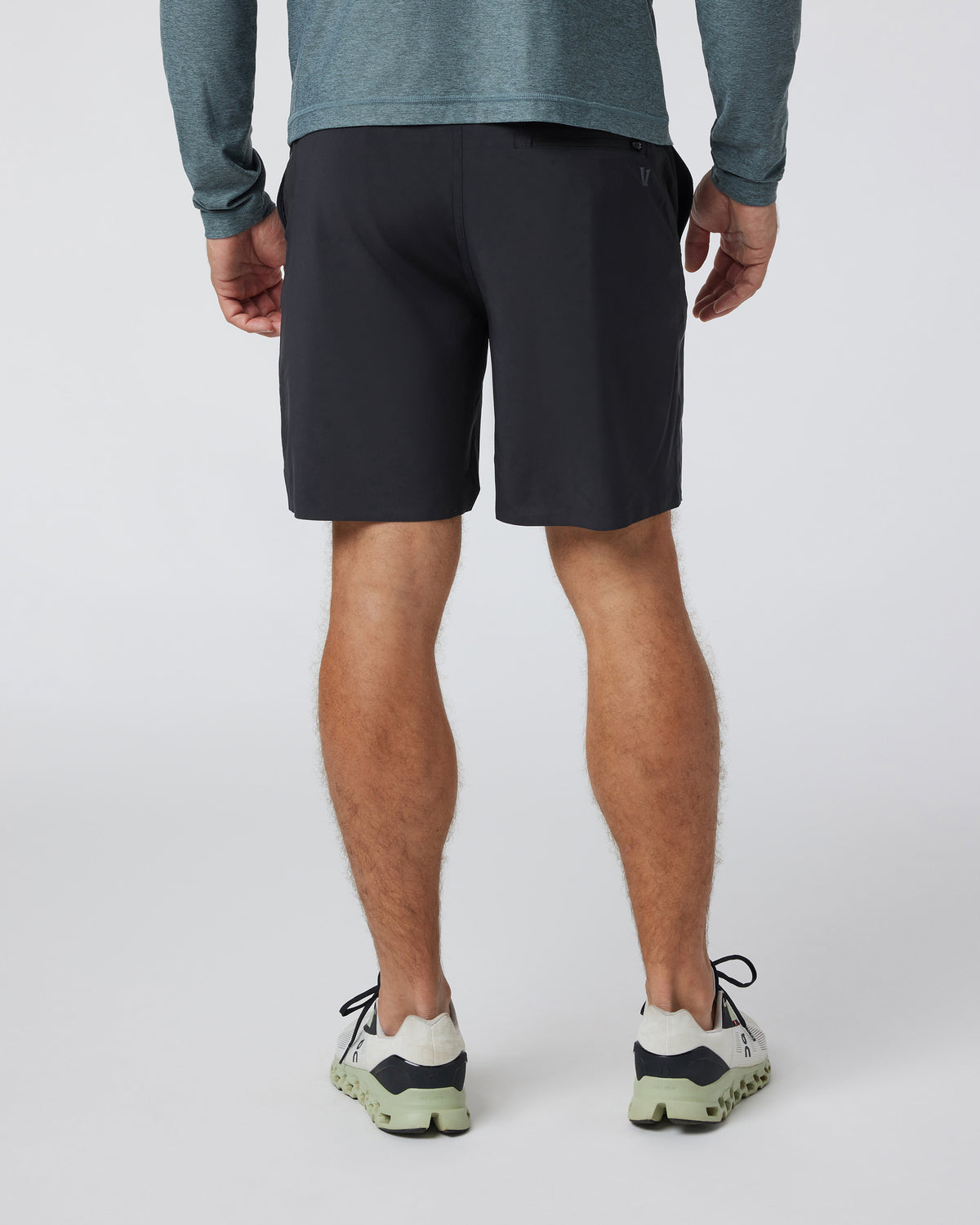 Men Vuori Domain Performance Short Men's Black Workout Shorts