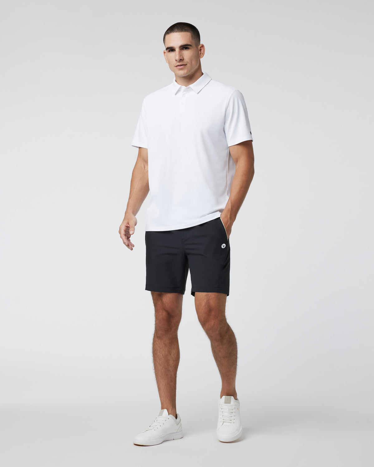 Men Vuori Crosscourt Short Men's Black Tennis Shorts