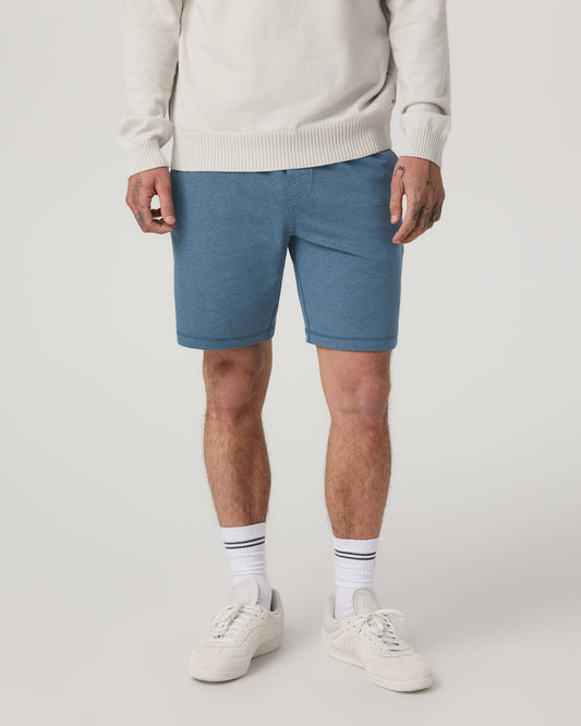 Men Vuori Coronado Short 8" Men's Pool Blue Heather Lounge Short