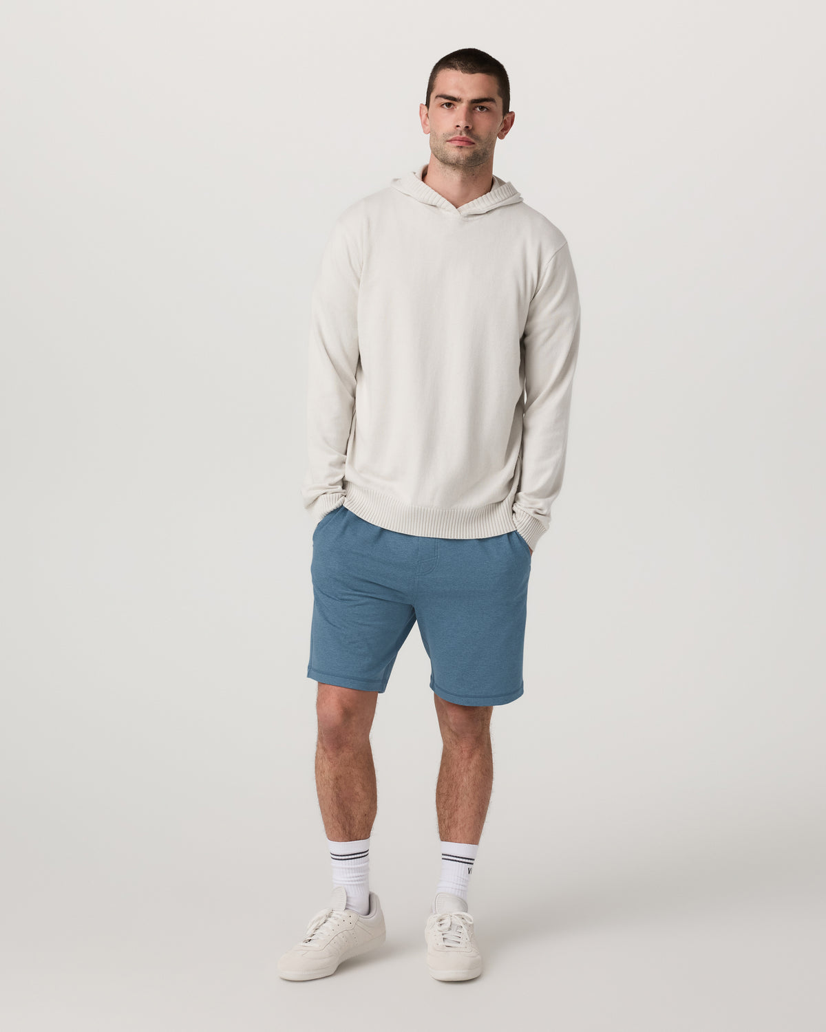 Men Vuori Coronado Short 8" Men's Pool Blue Heather Lounge Short