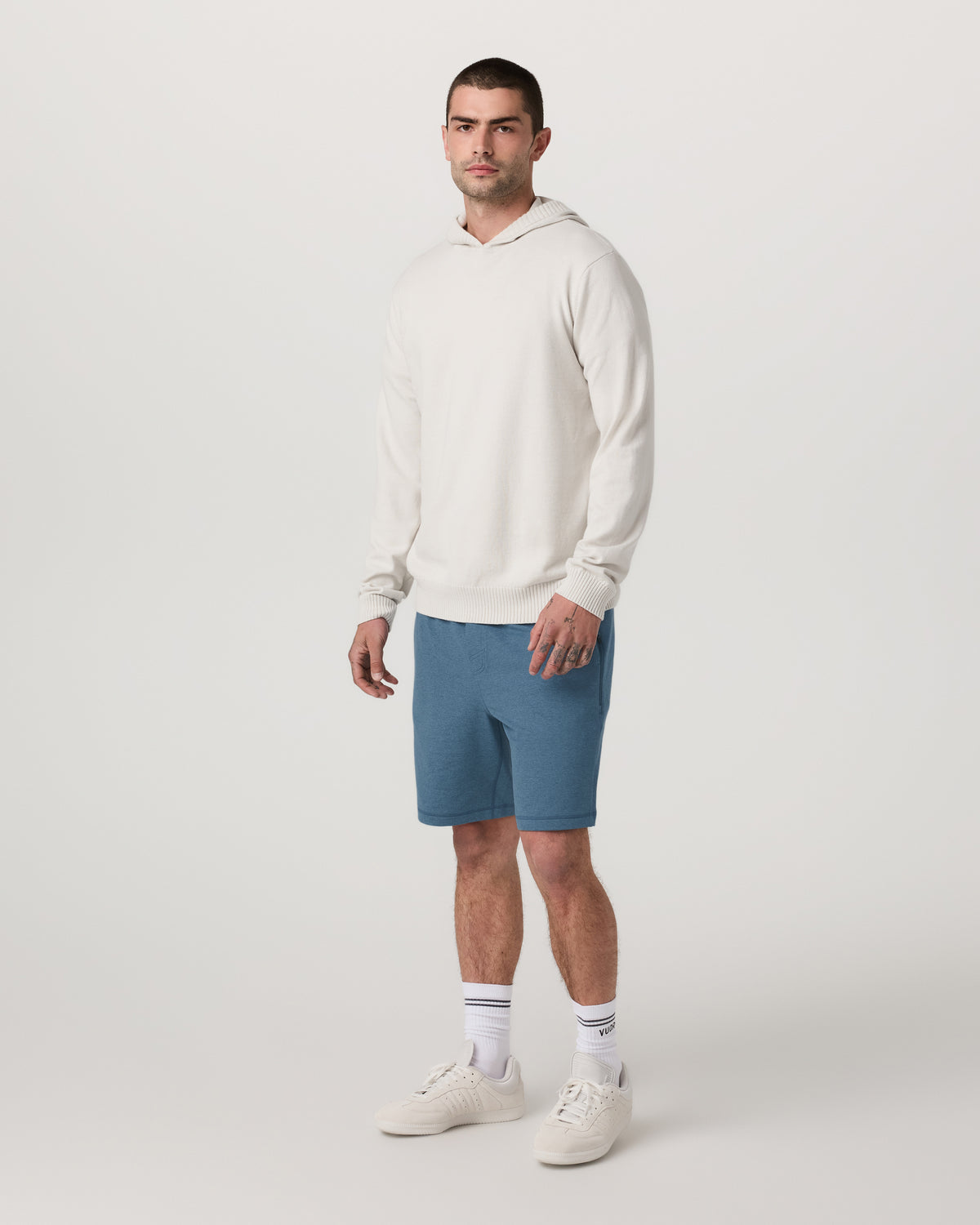 Men Vuori Coronado Short 8" Men's Pool Blue Heather Lounge Short