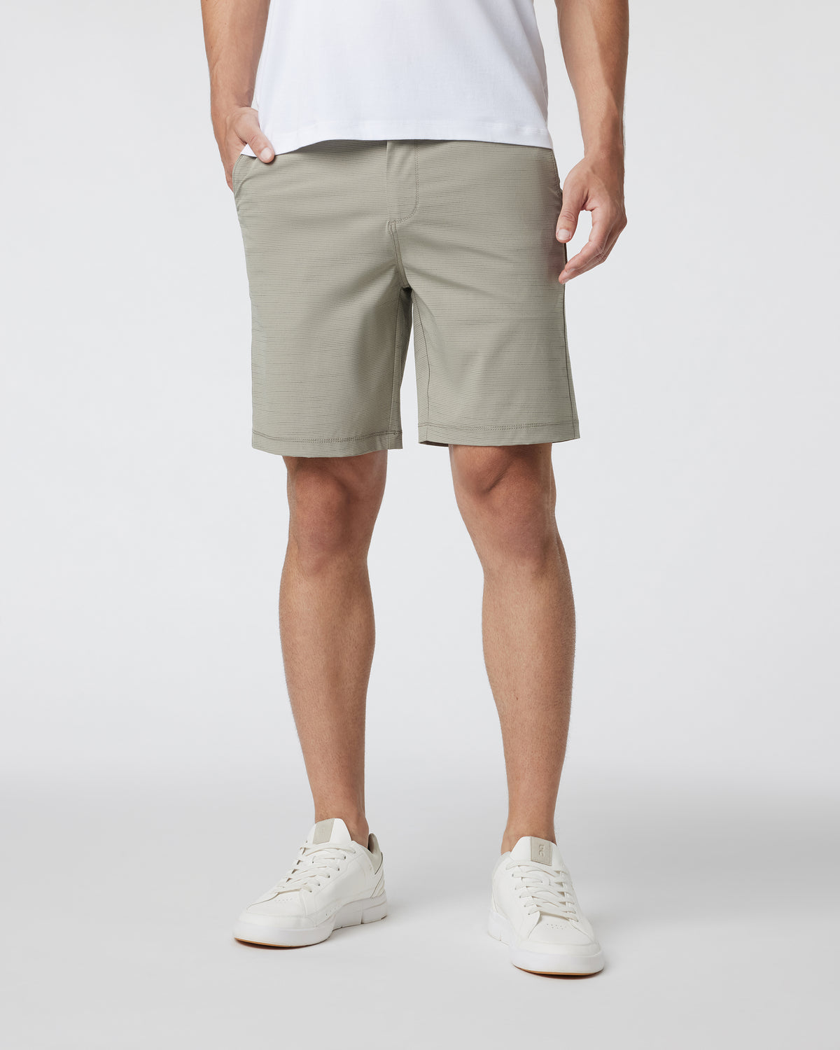 Men Vuori Pebble Short Men's Lightweight Gravel Tan Golf Shorts
