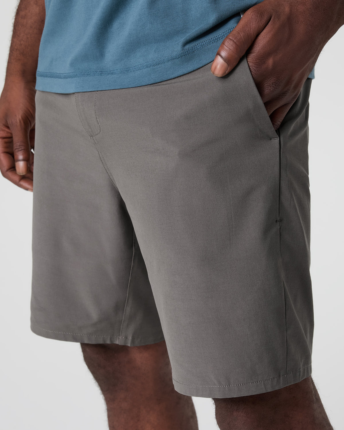 Men Vuori Aim Short Men's Warm Grey Tailored Shorts