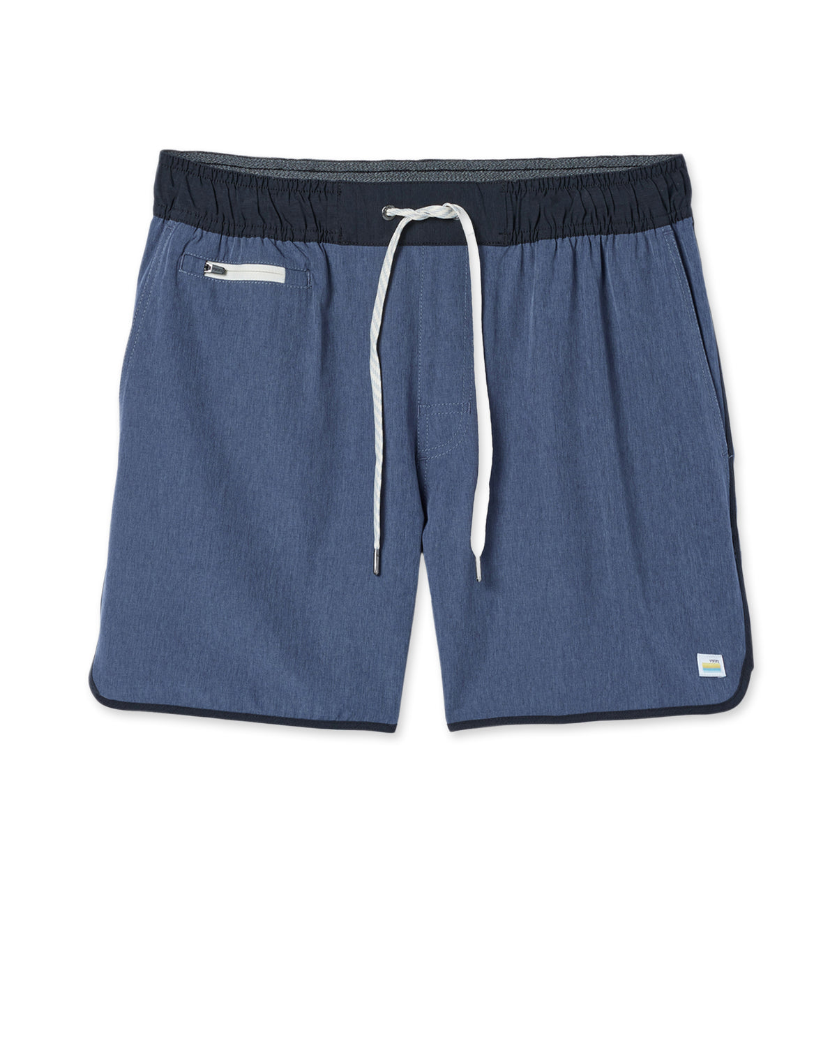 Men Vuori Banks Short 5" Azure Linen Texture
