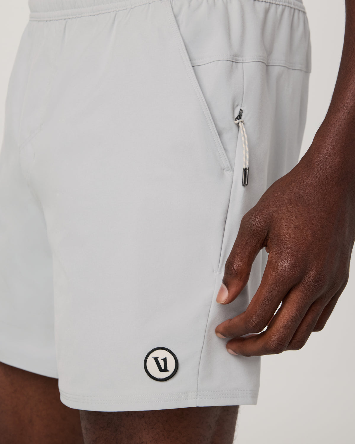 Men Vuori Maverick Volley Short Lined Men's Sky Grey Swim Shorts