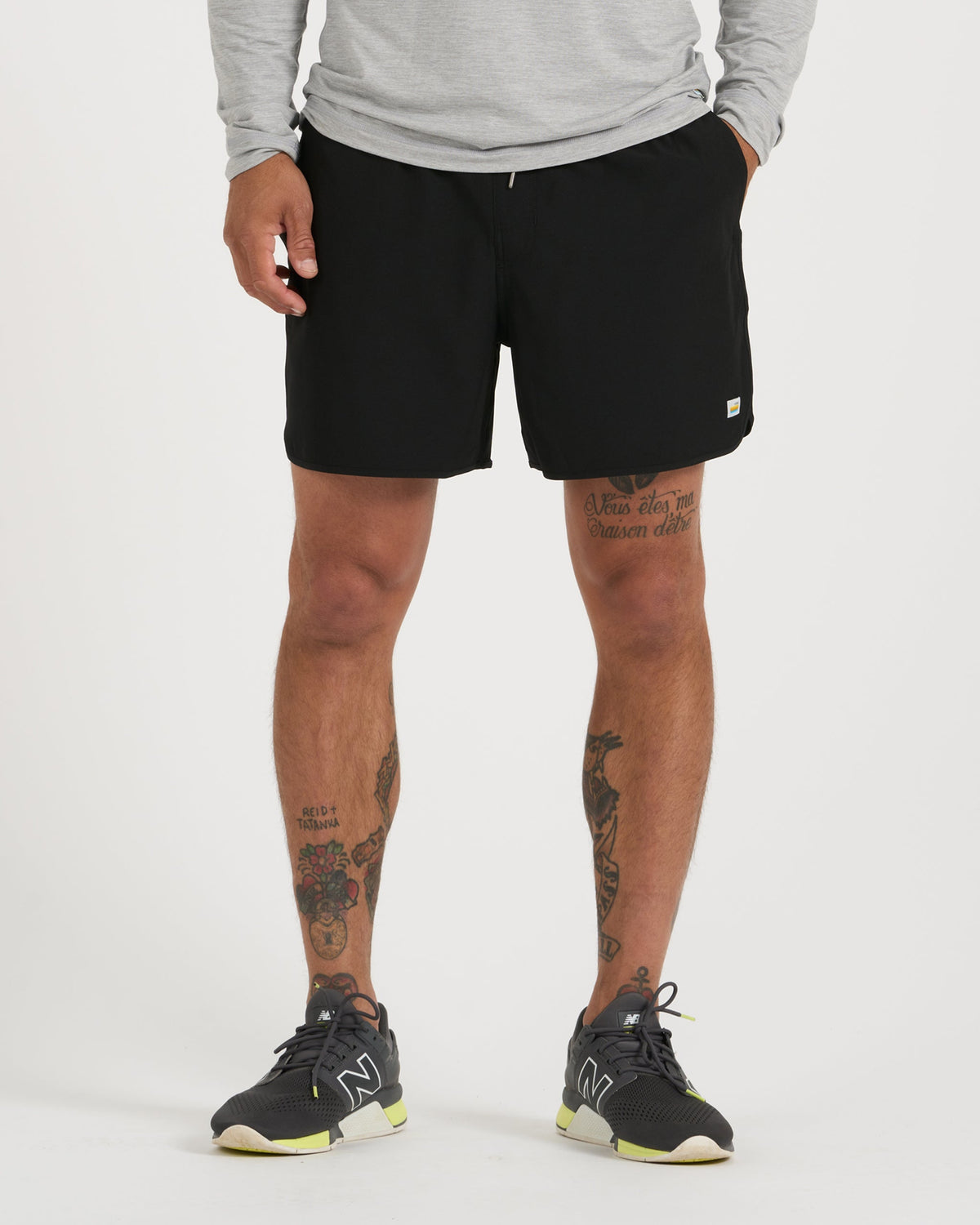 Men Vuori Banks Short 5" Men's Black 5 Inch Shorts