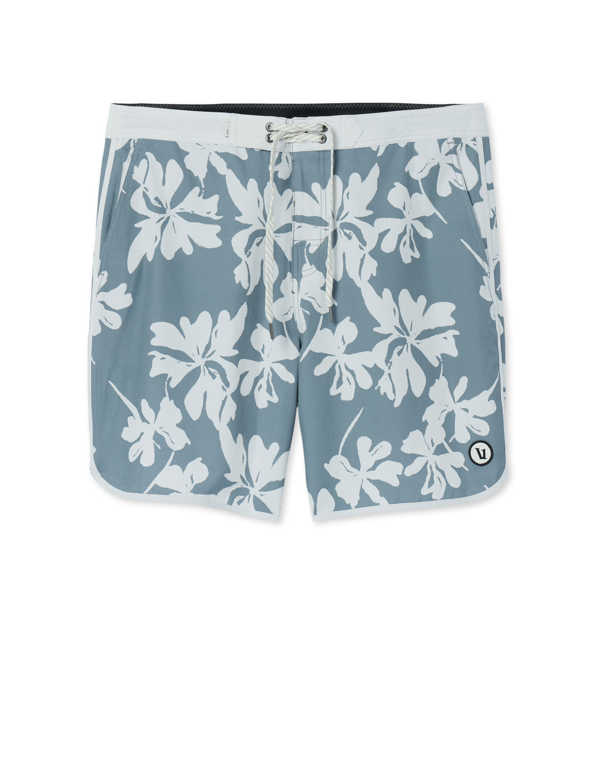 Men Vuori Cruise Boardshort Dusty Blue Plumeria