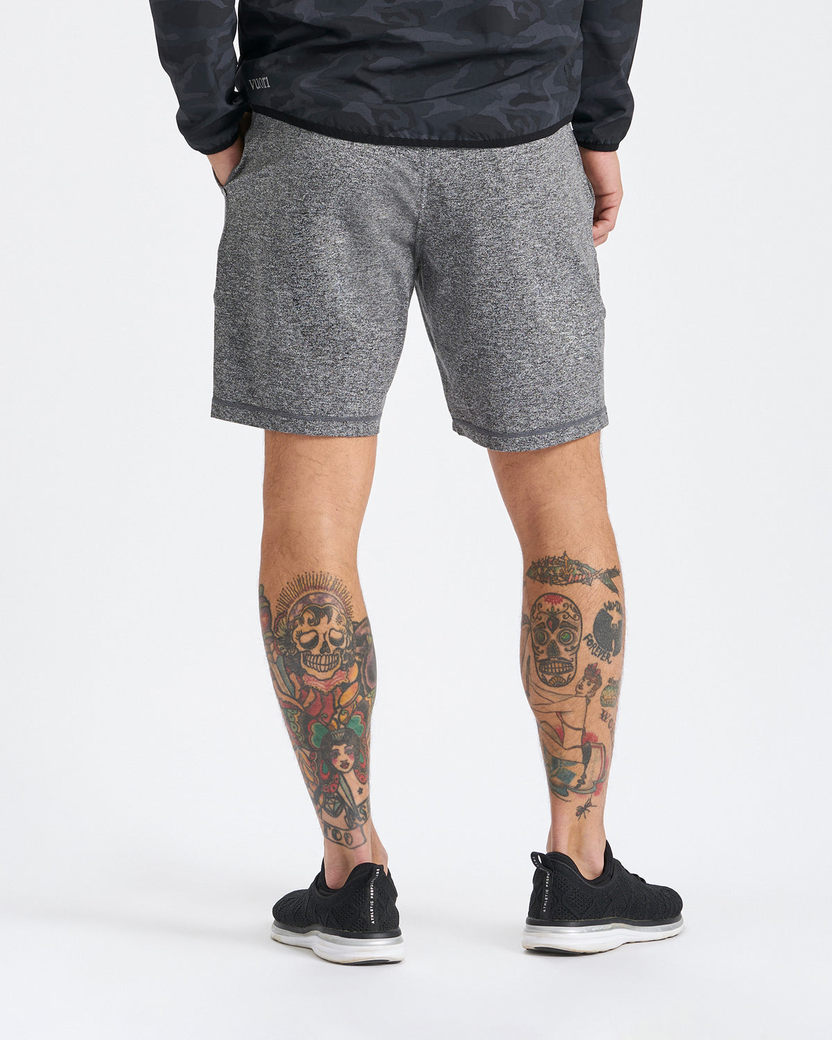 Men Vuori Ponto Short Men's Soft Heather Grey Shorts