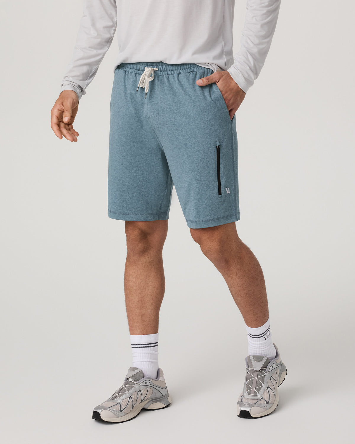 Men Vuori Sunday Performance Short 8" Men's Smoke Blue Shorts
