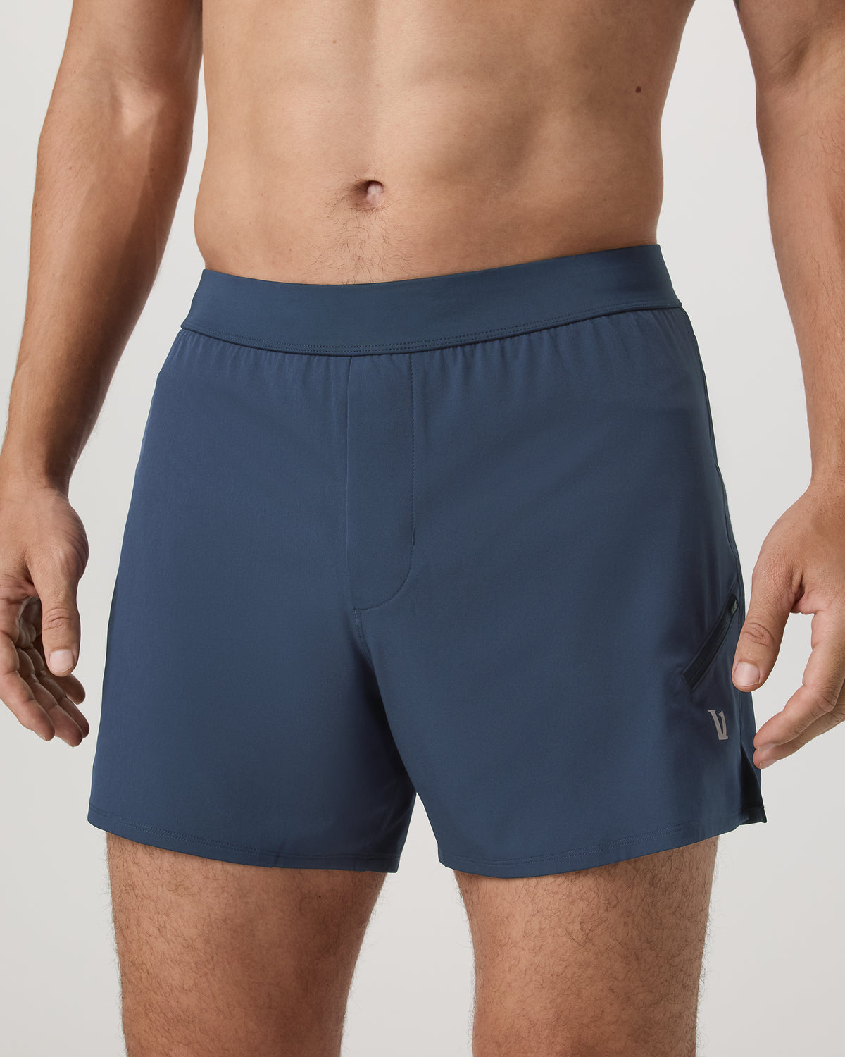 Men Vuori Qualify Short Lined 5" Men's Blue Coast Training Short