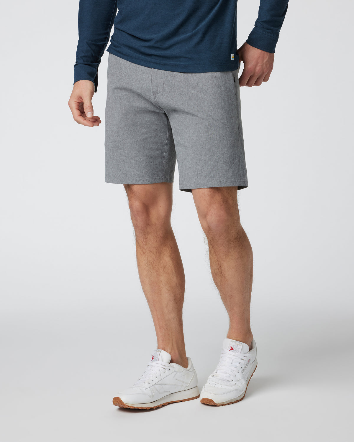 Men Vuori Aim Short Men's Concrete Tailored Shorts