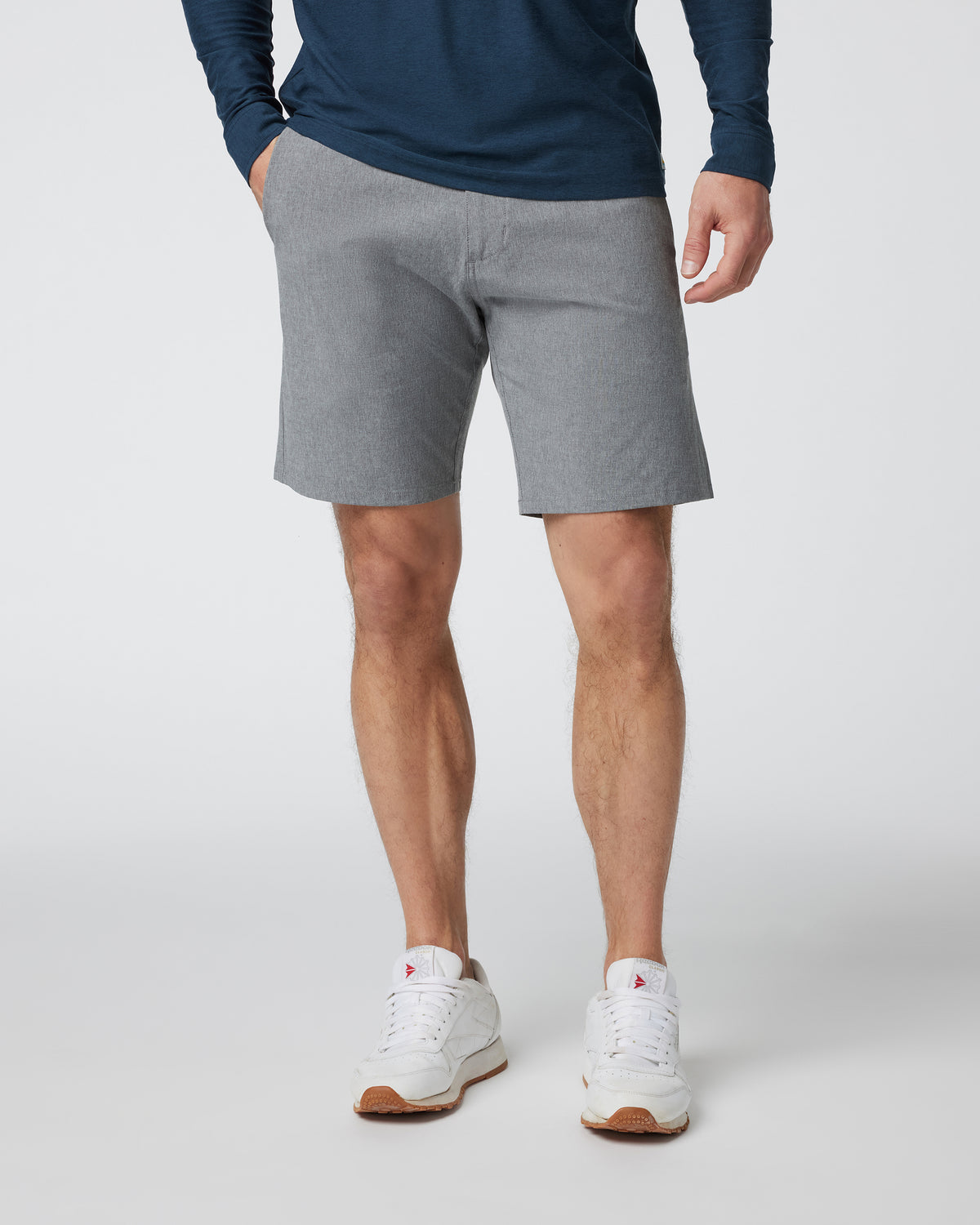 Men Vuori Aim Short Men's Concrete Tailored Shorts