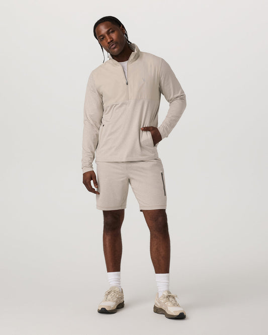 Men Vuori Sunday Performance Short 8" Men's Toast Heather Shorts