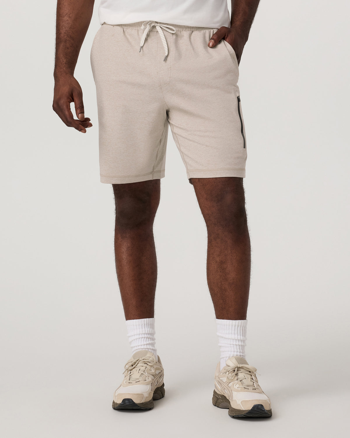 Men Vuori Sunday Performance Short 8" Men's Toast Heather Shorts