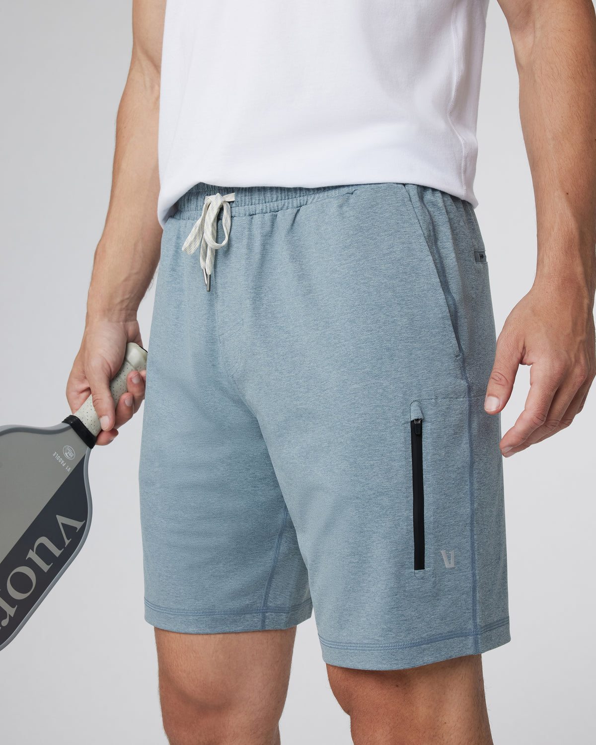 Men Vuori Sunday Performance Short 8.5" Dusty Blue Heather