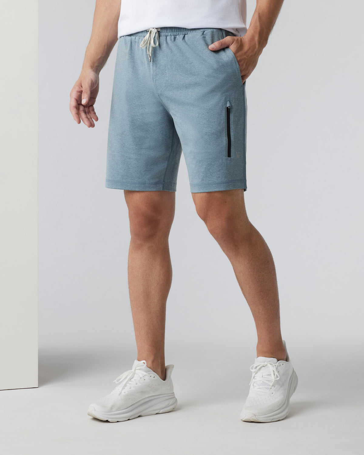 Men Vuori Sunday Performance Short 8.5" Dusty Blue Heather
