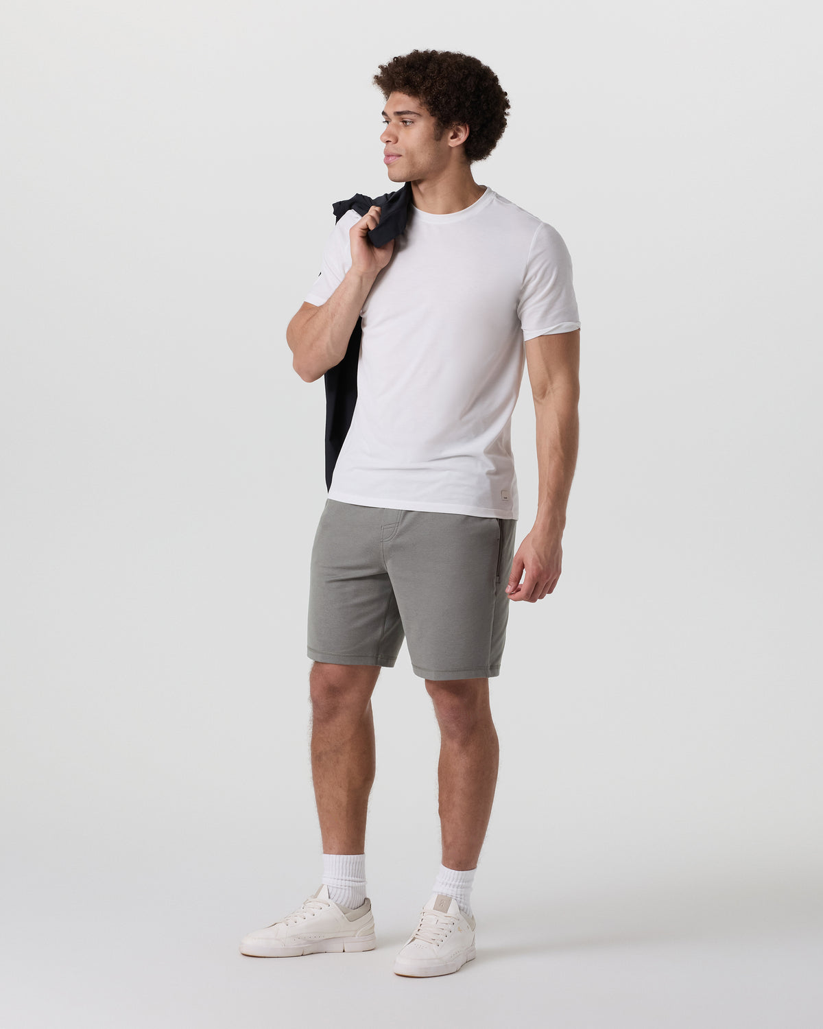 Men Vuori Coronado Short 8" Dolomite Heather