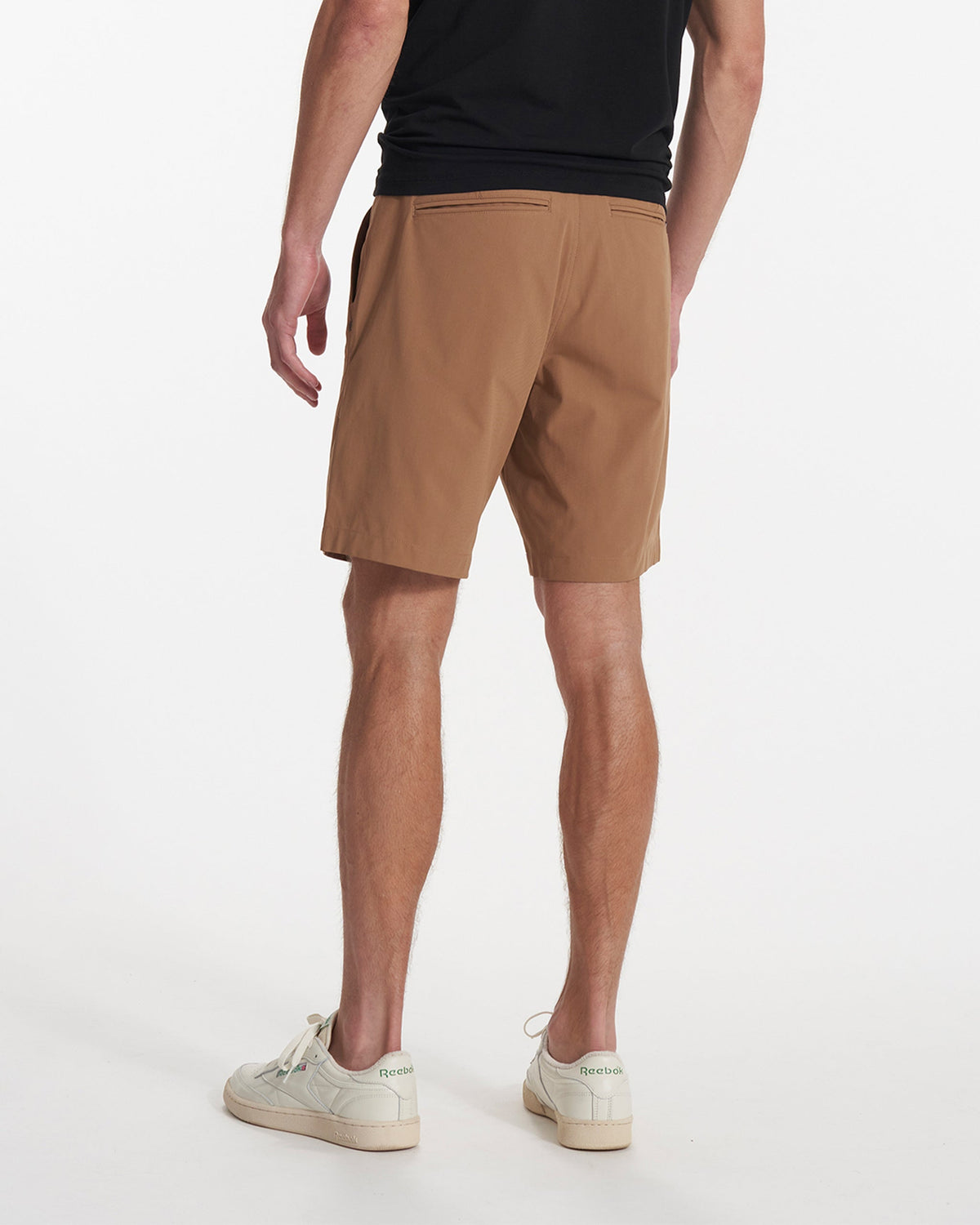 Men Vuori Meta Short Camel Brown Relaxed Fit Chino Shorts