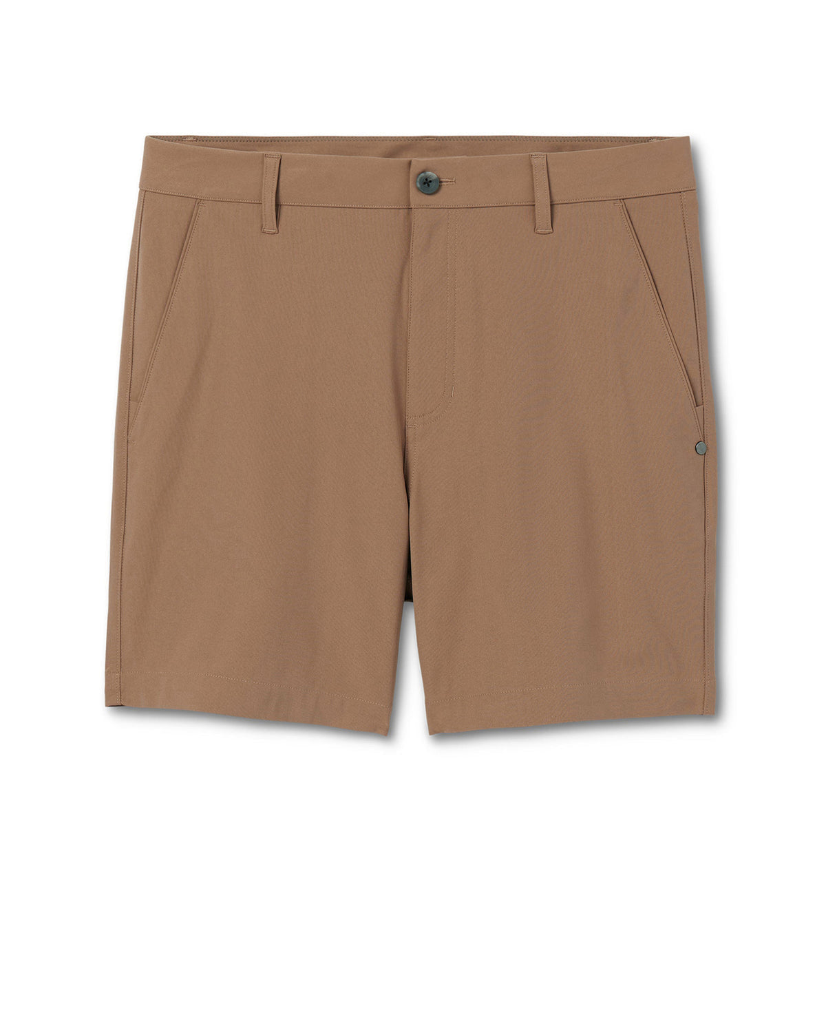 Men Vuori Meta Short Camel Brown Relaxed Fit Chino Shorts