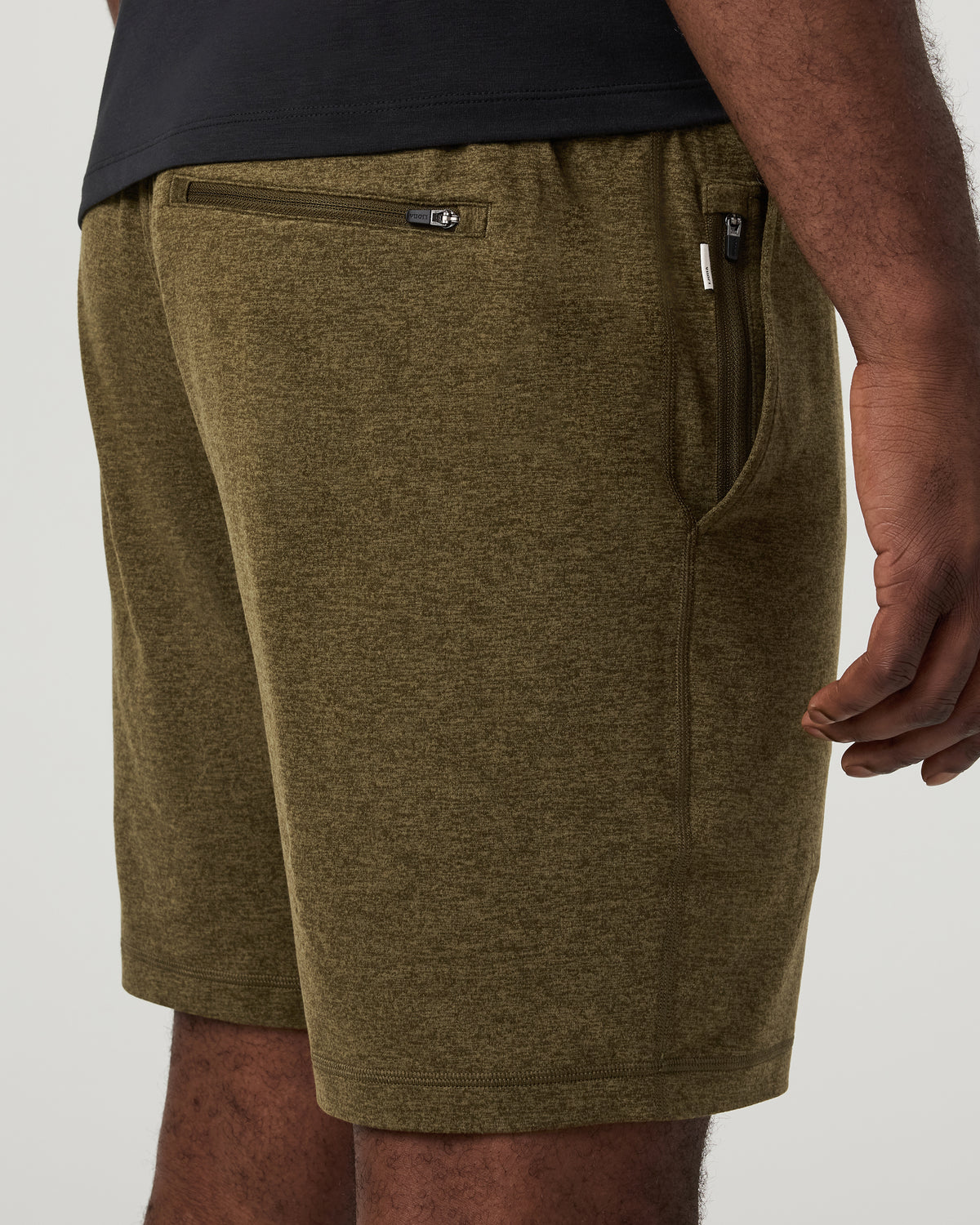 Men Vuori Ponto Short Men's Moss Green Heather Shorts