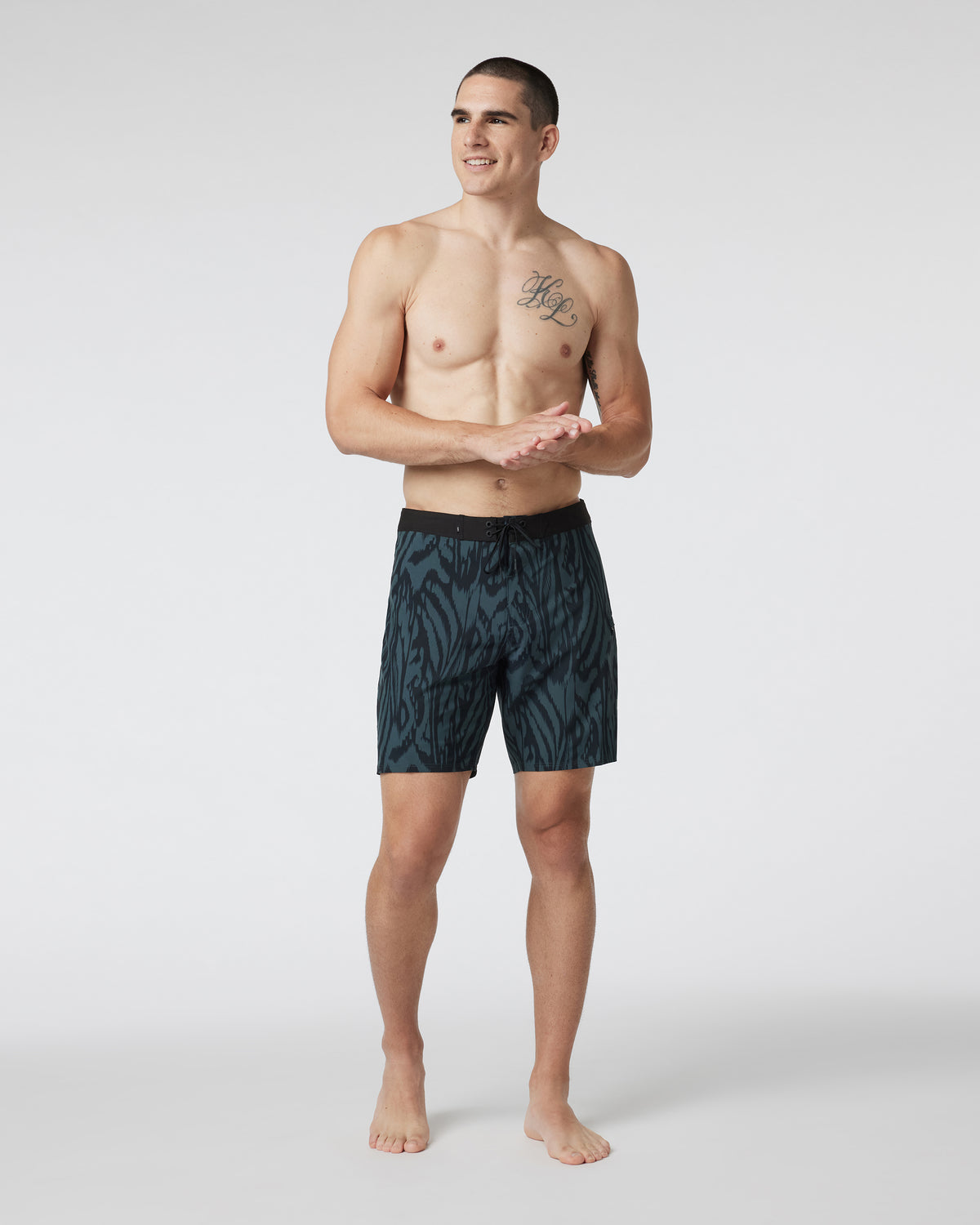 Men Vuori Infinity Boardshort Smoked Beryl Mirage Boardshorts
