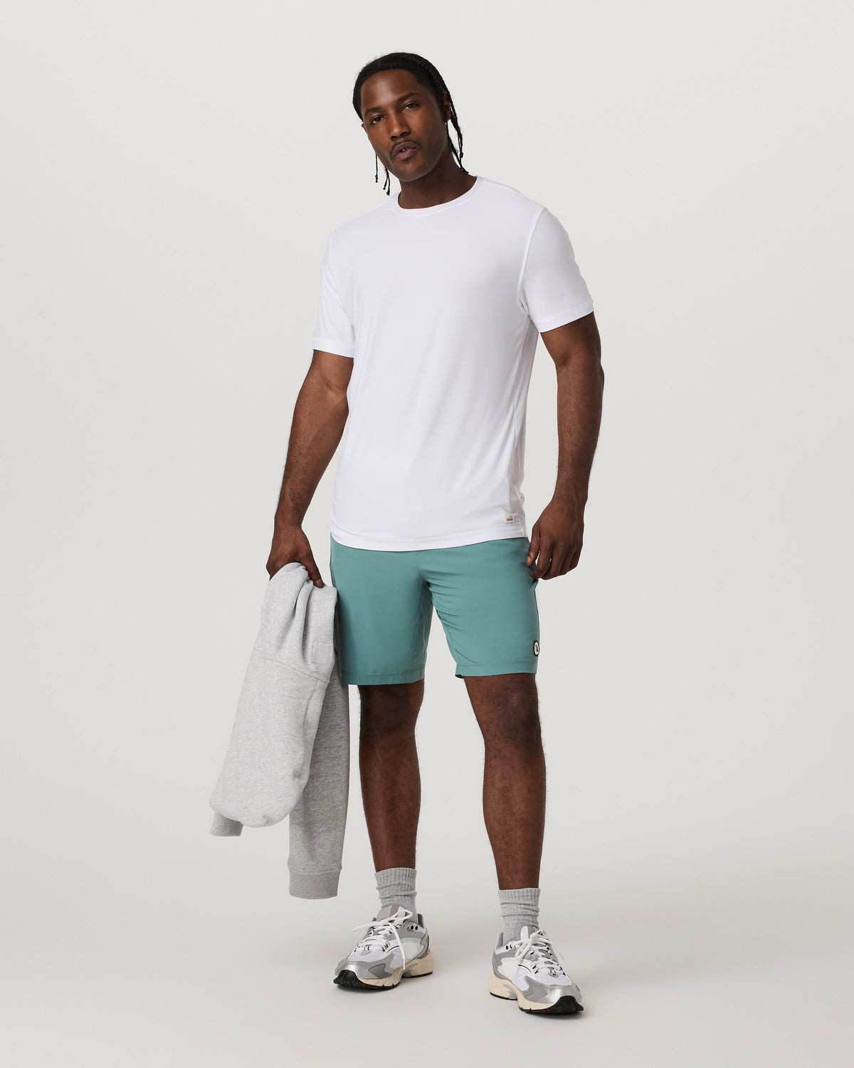 Men Vuori Kore Short Lined 9" Men's Bluegrass Athletic Fit Shorts