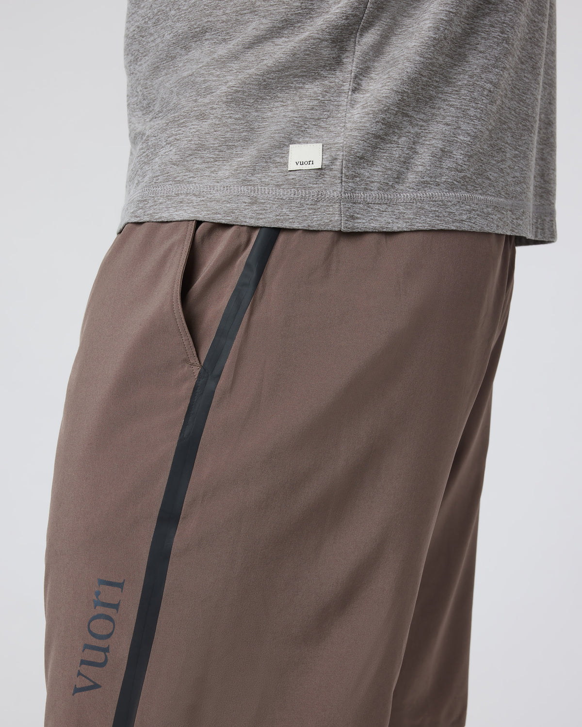 Men Vuori Domain Performance Short Men's Fossil Workout Shorts