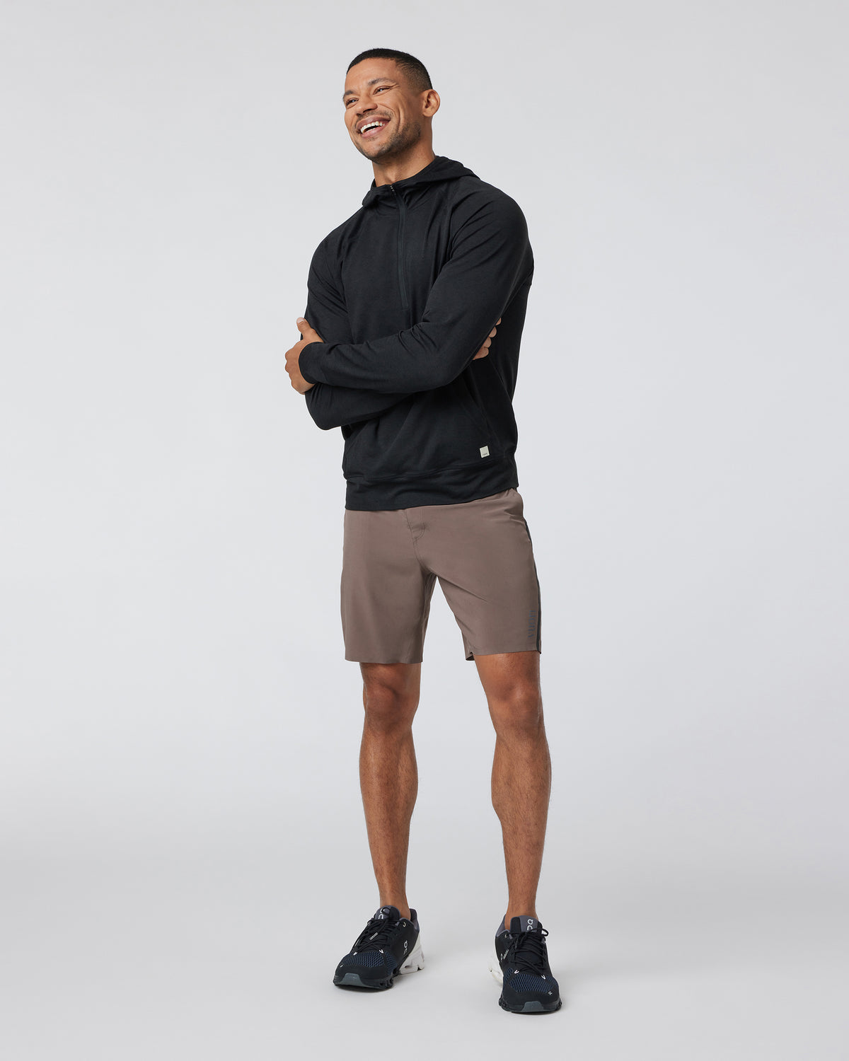 Men Vuori Domain Performance Short Men's Fossil Workout Shorts