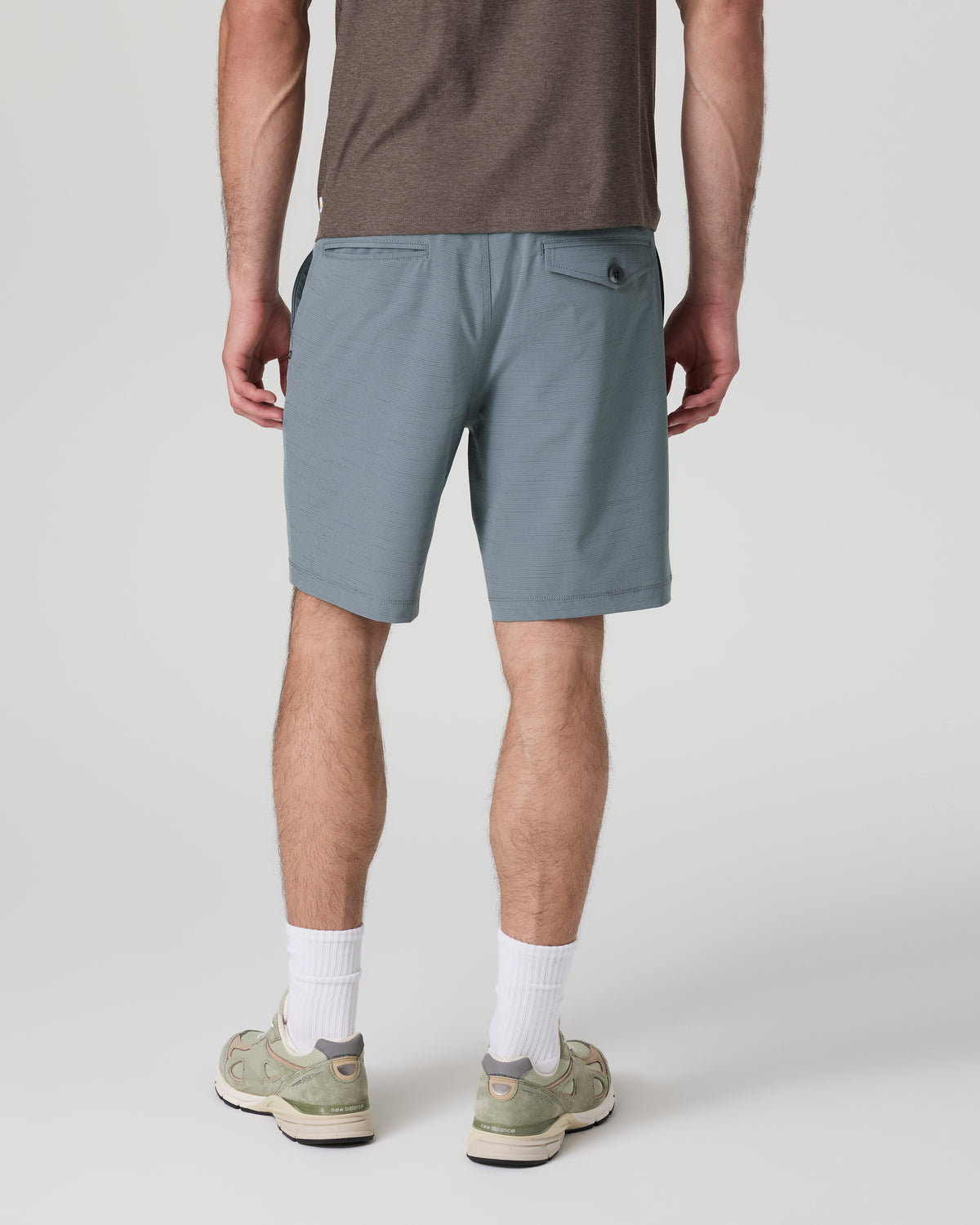 Men Vuori Pebble Short Dusty Blue Lightweight Golf Shorts
