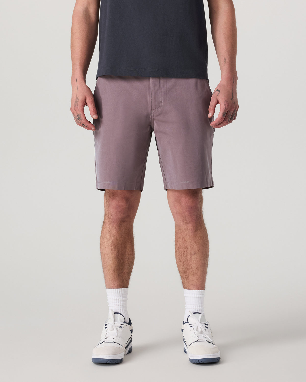 Men Vuori Meta Short 8" Men's Dusty Plum Classic Chino Shorts