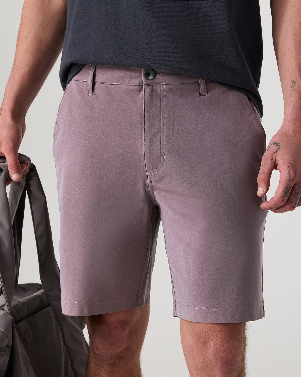 Men Vuori Meta Short 8" Men's Dusty Plum Classic Chino Shorts