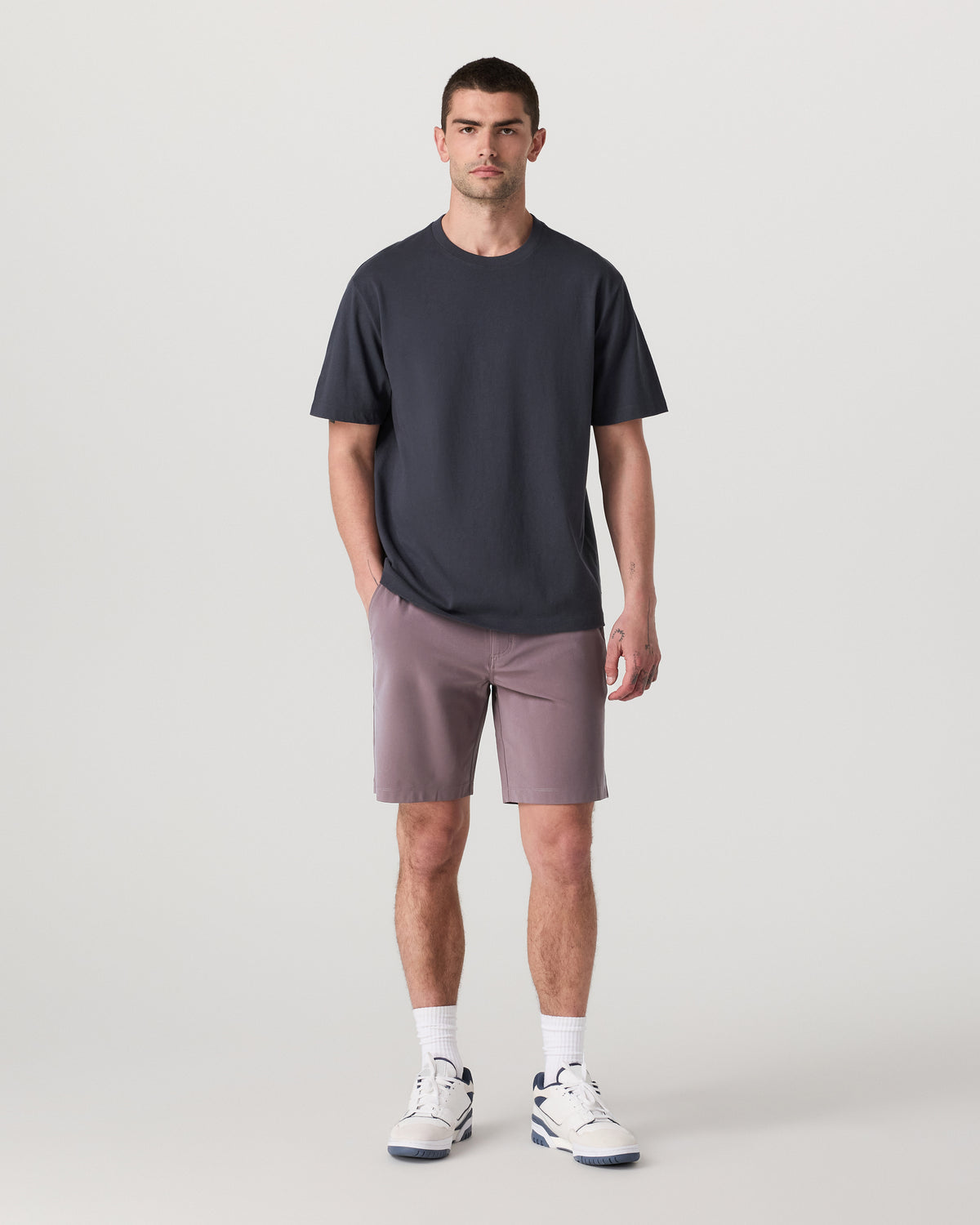 Men Vuori Meta Short 8" Men's Dusty Plum Classic Chino Shorts
