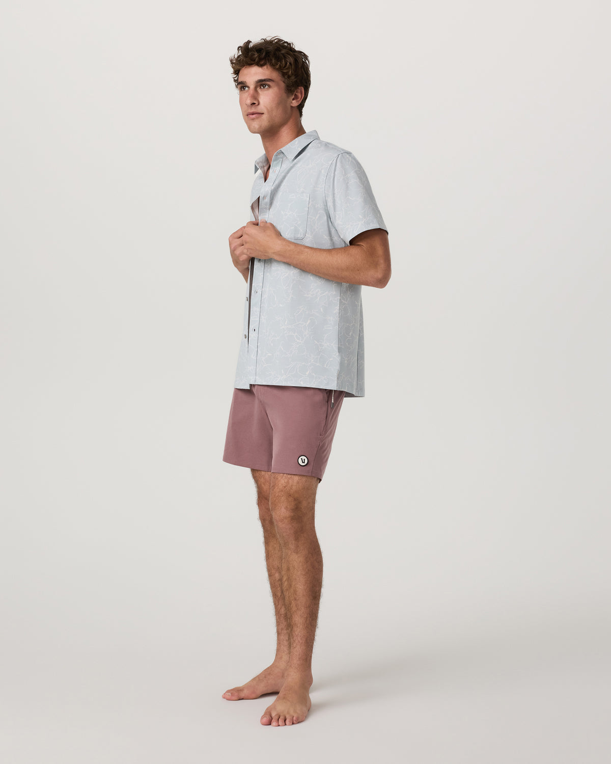 Men Vuori Maverick Volley Short Lined Men's Adobe Swim Shorts