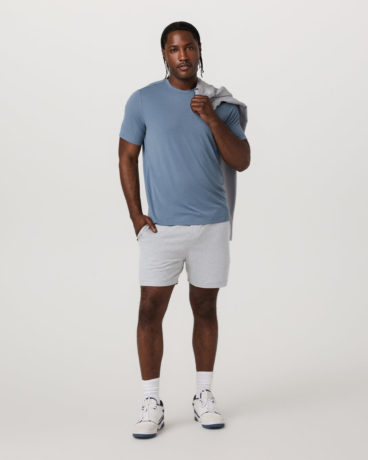Men Vuori Coronado Short 5" Men's Light Heather Grey Lounge Short