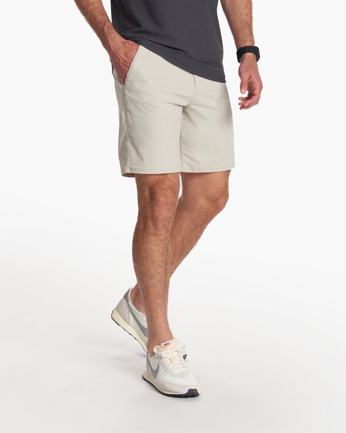 Men Vuori Meta Short Men's Birch White Chino Shorts